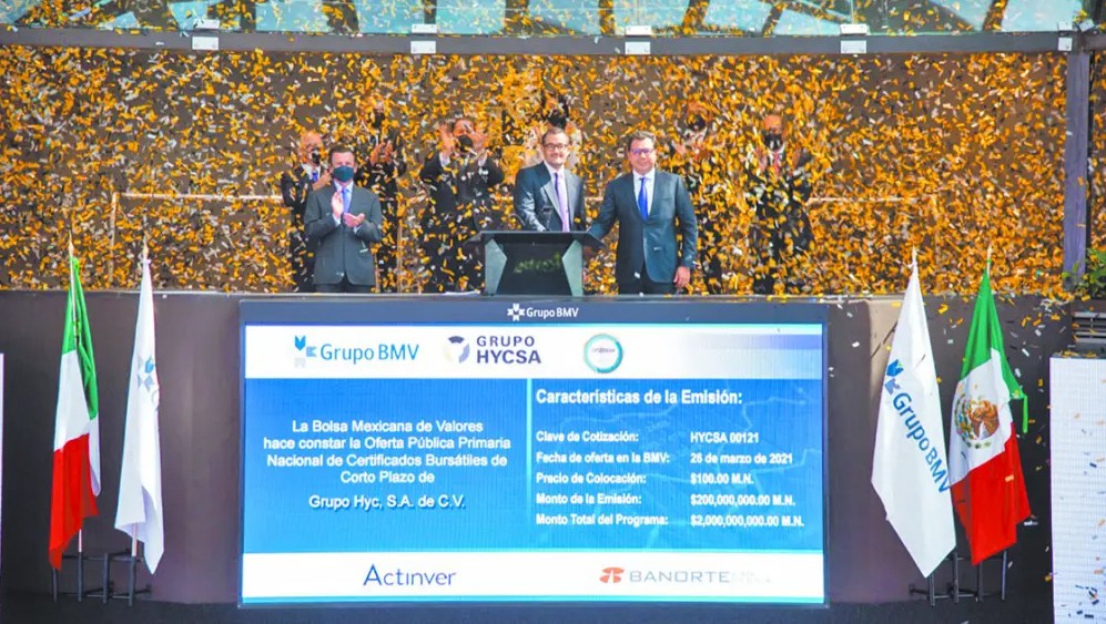 Grupo HYCSA en BMV